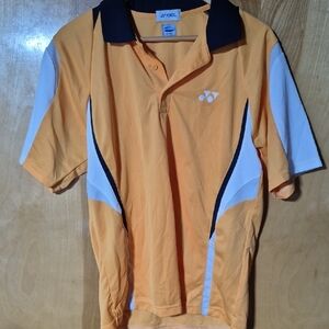 Onex Men’s Orange Polo with White & Black Accents